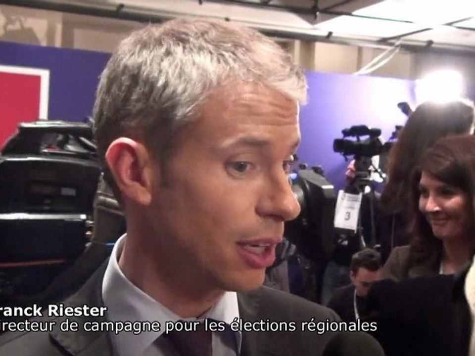 Régionales 2010, second tour : Réaction de  Franck Riester