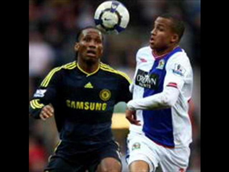 Blackburn Rovers 1-1 Chelsea Drogba, Diouf Scores