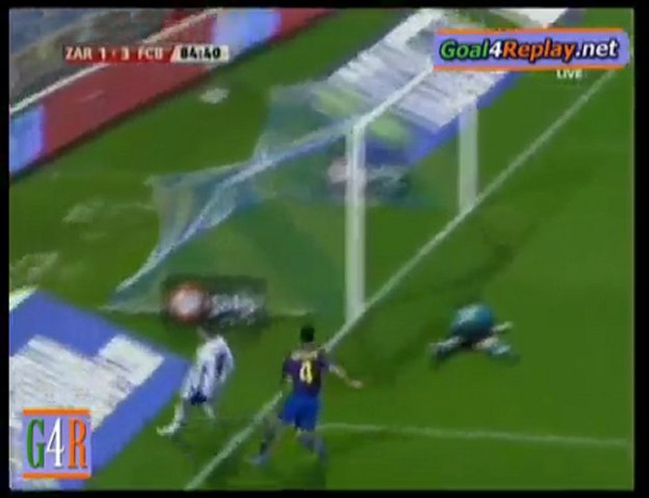 REAL SARAGOSSE 1-3 FC BARCELONE COLUNGA