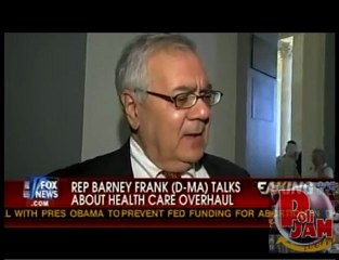Barney Frank to Protester Durng Interview: "This Is FoxNews"