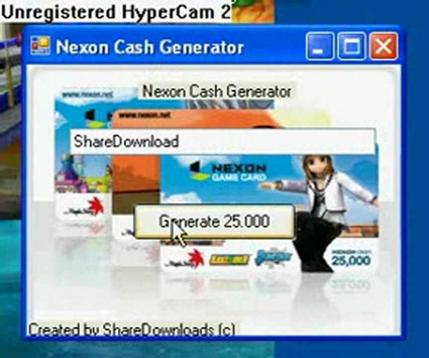 Nexon Cash Generator - 25.000 NX *REAL WORKING*