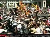 Protestan en México contra política económica de Calderó