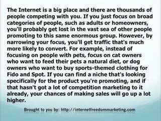 Niche Marketing Tips