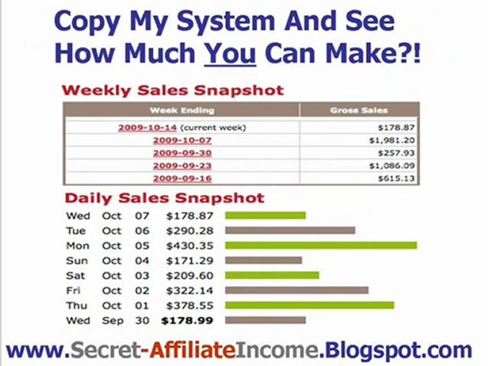 Secret-Affiliate Income