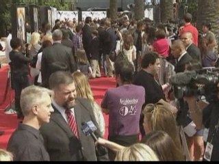 Gerard Butler's new 3D animation premieres in L.A.