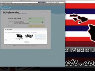 How to set up a twitter account