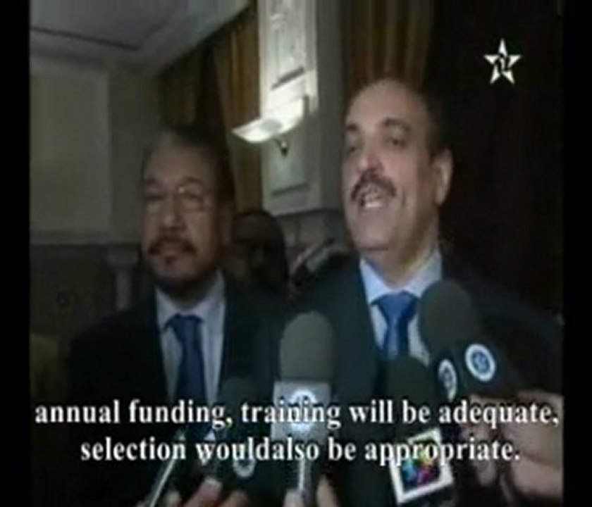 Mr. chairman declaration following fishing program