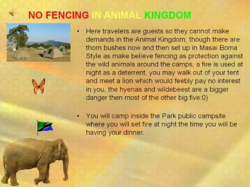 TANZANIA BUDGET CAMPING SAFARI JOINING OTHERS 2 DAY ...