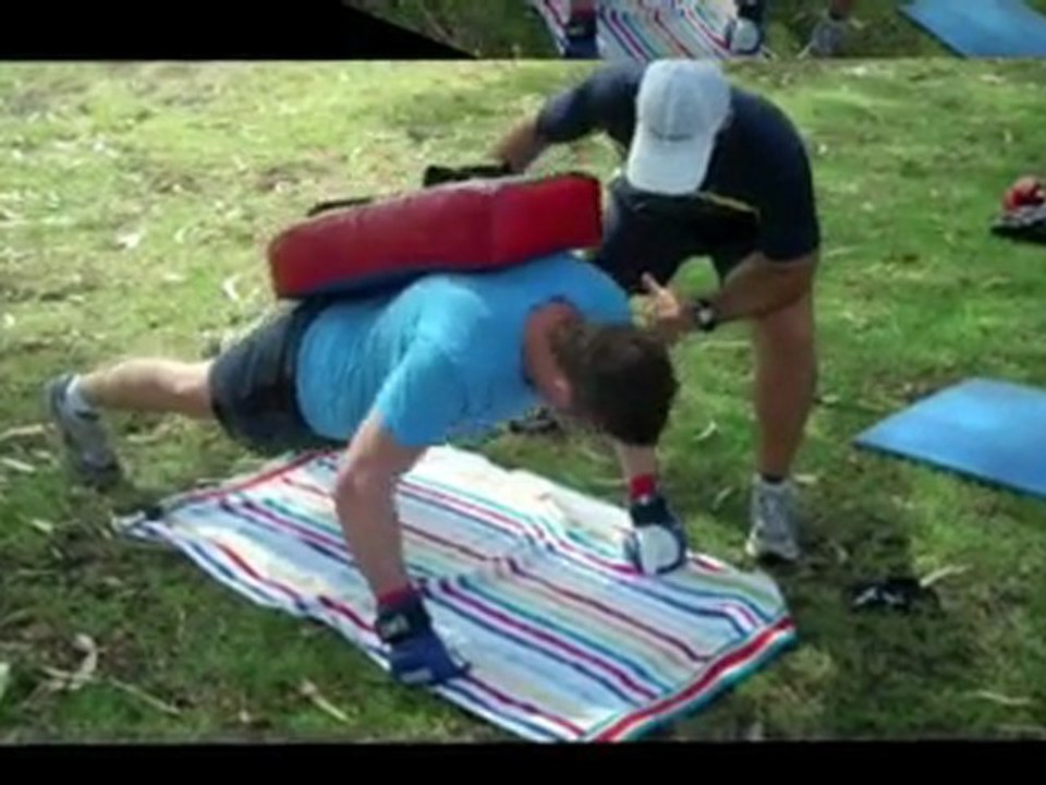 Outdoor Fitness Training Boxing