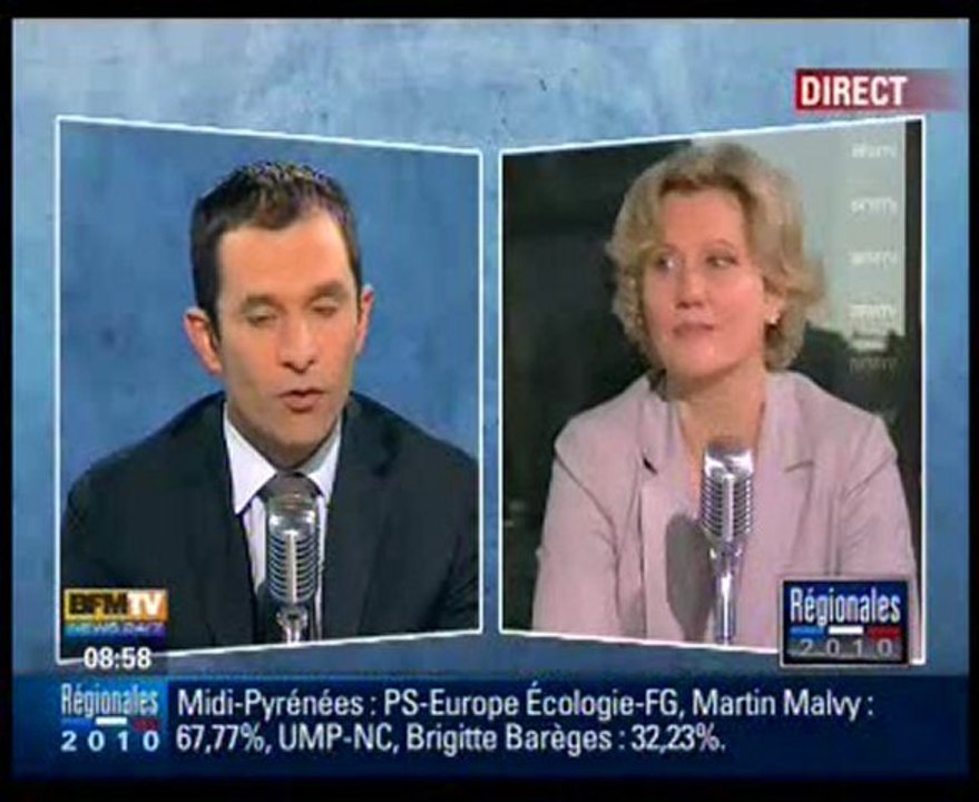 Morano: "Nous avons perdu" / Hamon: "Nous avons des devoirs"