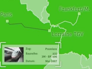 Cabride : Paris-Est (F) - Kaiserslautern (D) [ICE 3](1)
