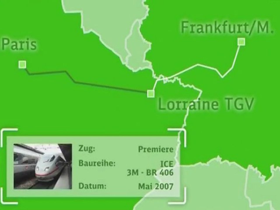 Cabride : Paris-Est (F) - Kaiserslautern (D) [ICE 3](1)