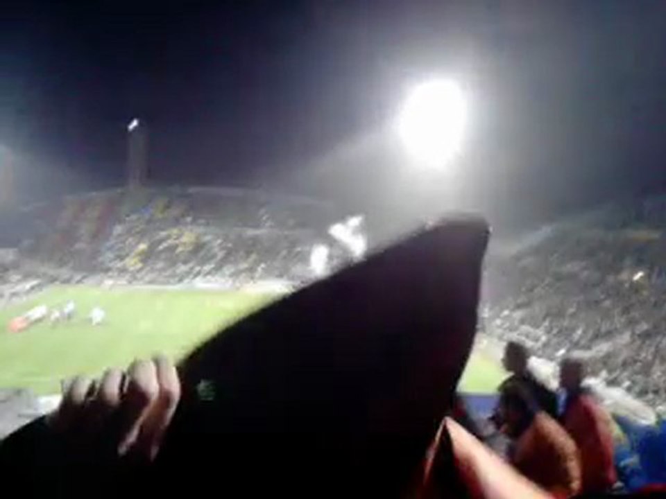 Marseille 2-1 Lyon tifo entrée des joueurs