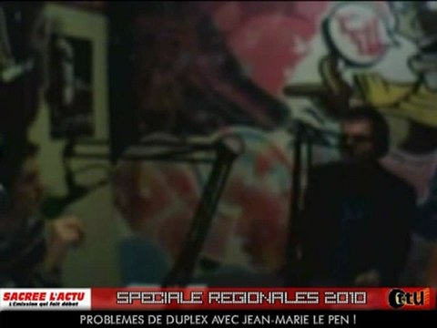 Régionales 2010 - Problèmes de liaison avec M. Le Pen !