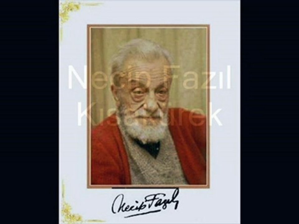 Necip Fazıl Kısakürek - Kaldırımlar 2  (Kendi Sesinden 4)