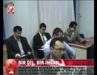 aliağa'da bir dil bir insan