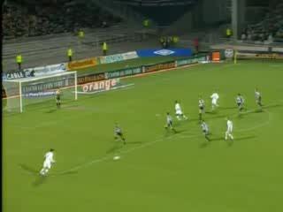 But de Juninho contre Ajaccio