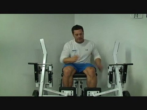 Personal Trainer Micah LaCerte- 100 rep leg extension