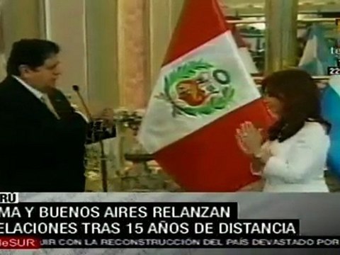 Lima y Buenos Aires relanzan relaciones tras 15 años de dis