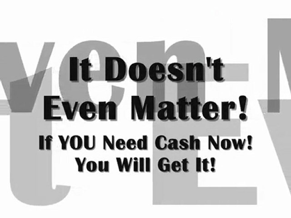 Bad Credit Cash Loans