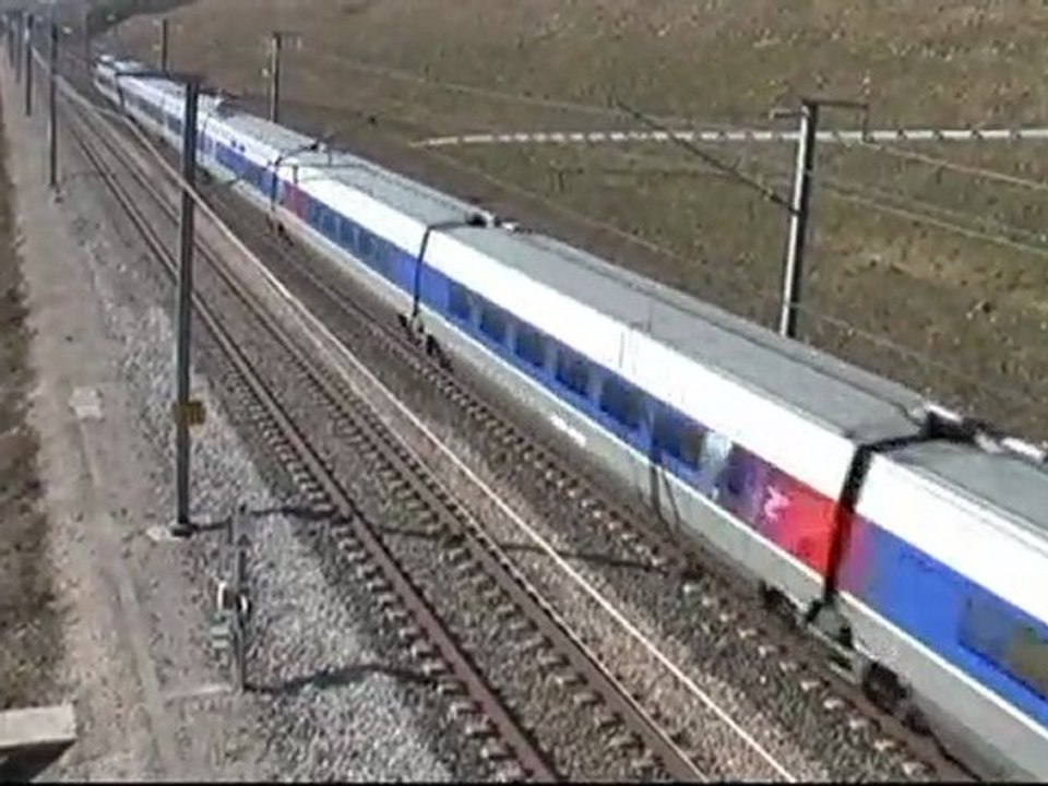 TGV et ICE sur la LGV Est-Européenne, PK 211, 11 et 22/03/10