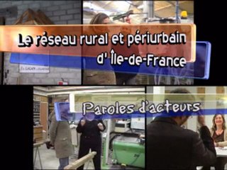 Réseau Rural Périurbain Ile de France - Paroles d'acteurs