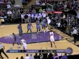 Spencer Hawes and Donte Greene hook up on this alley-oop aga