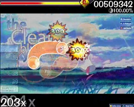 Osu! - Tsukasa - The Clear Blue Sky [Hard] - SS Jiao74