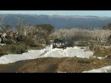 4WD Snow Driving At Top of Mt Pinnibar