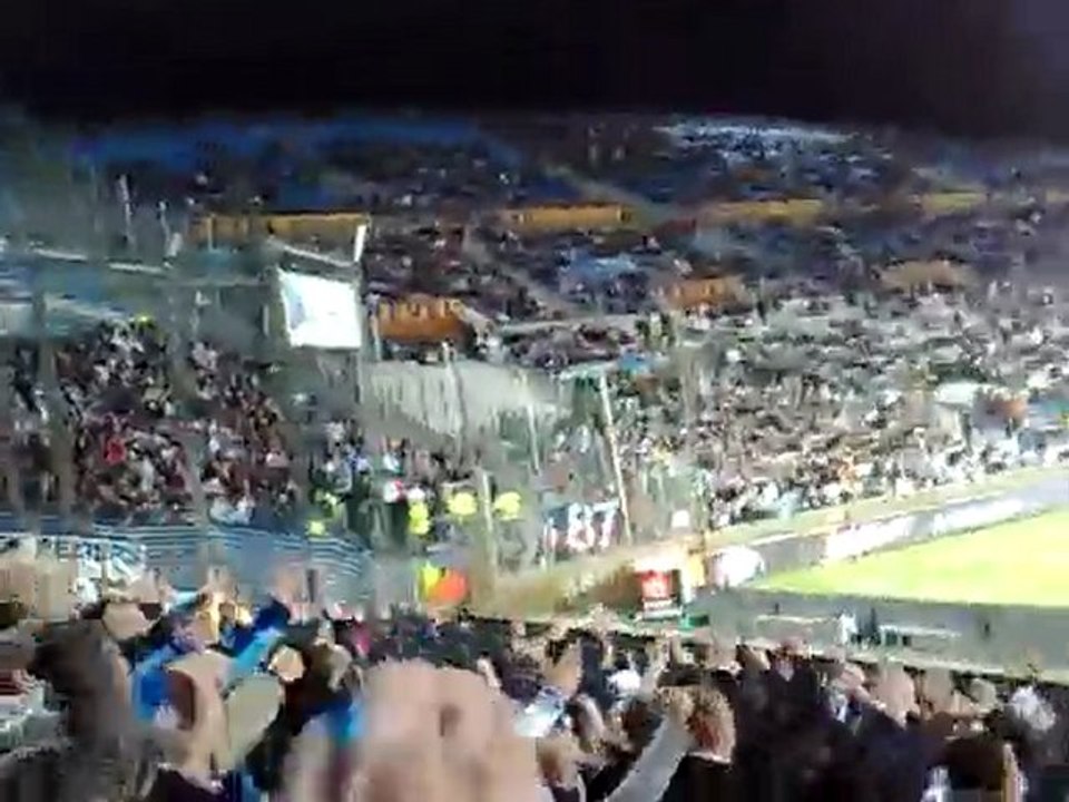 om lyon lyon lyon on ten cu le virage nord
