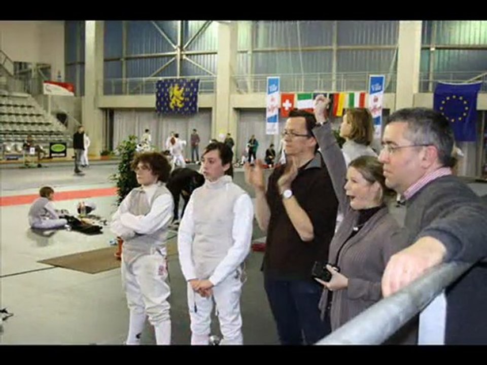 Coupe Européenne fleuret Minime à Belfort mars 2010