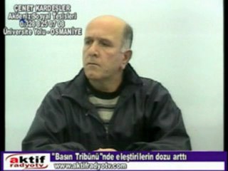 "Basın Tribünü" Büyük ilgi görüyor www.aktifradyotv.com