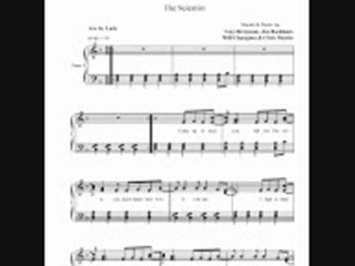 Coldplay - The Scientist (piano sheetmusic)