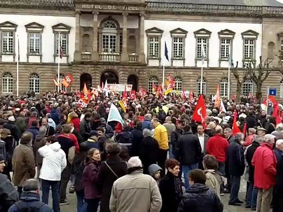 Social. Plus d’un millier de manifestants à Morlaix