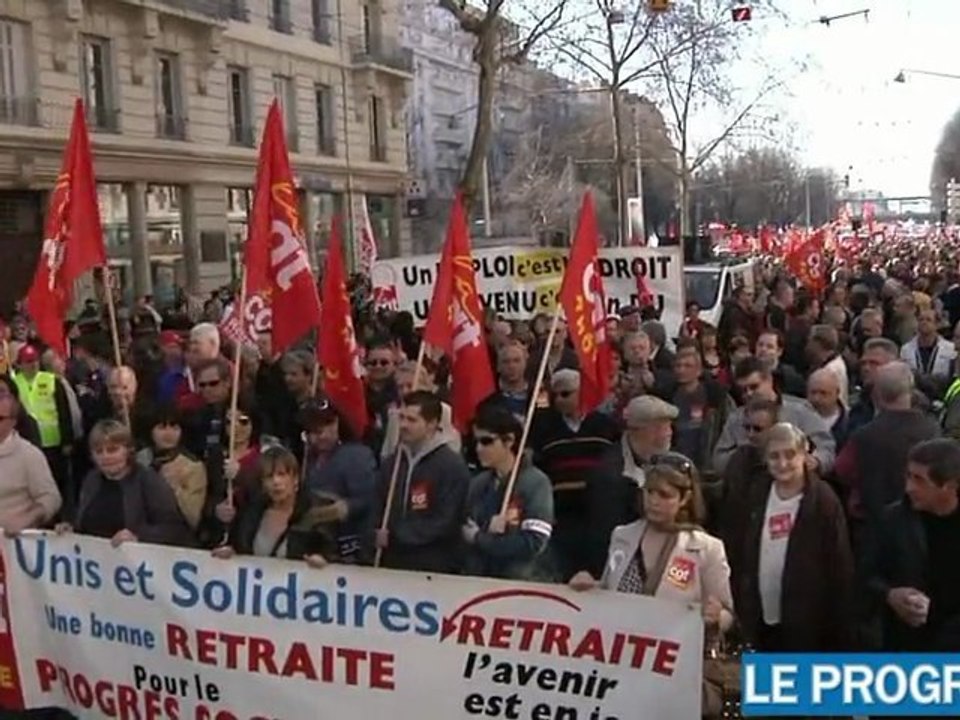 Manifestation 23 mars 2010 : Forte mobilisation à Lyon