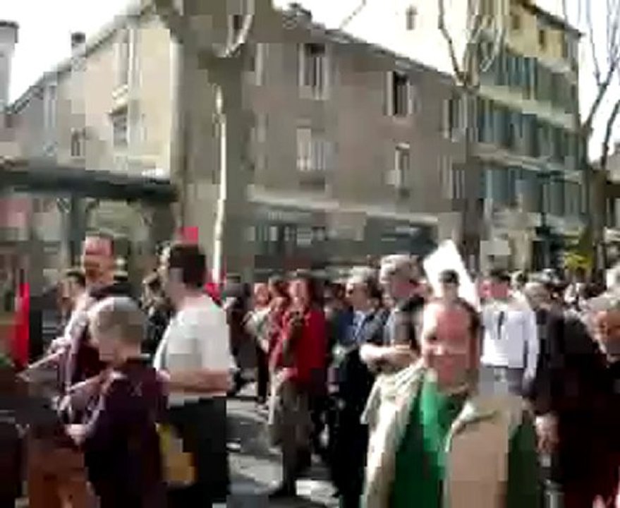 Manif du mardi 23 mars 2010 - Cahors & Figeac / Sgen-CFDT 46