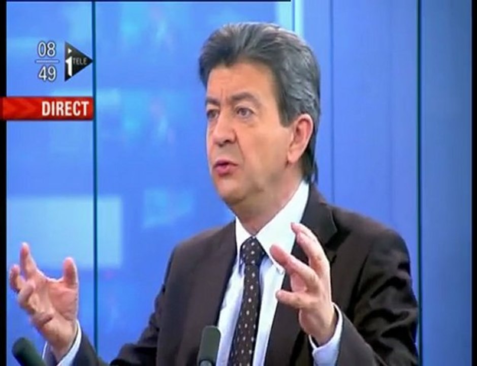 Mélenchon : "Sarkozy est halluciné par lui-même"