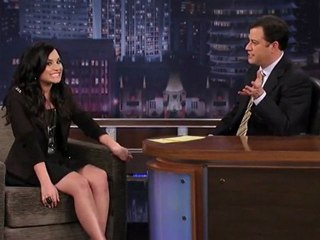 Demi Lovato Interview On Jimmy Kimmel Live! (Part 1)