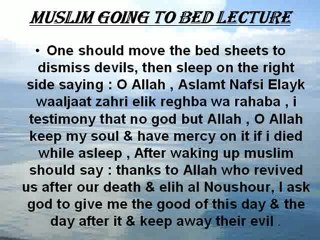 The Islamic Way of Sleeping