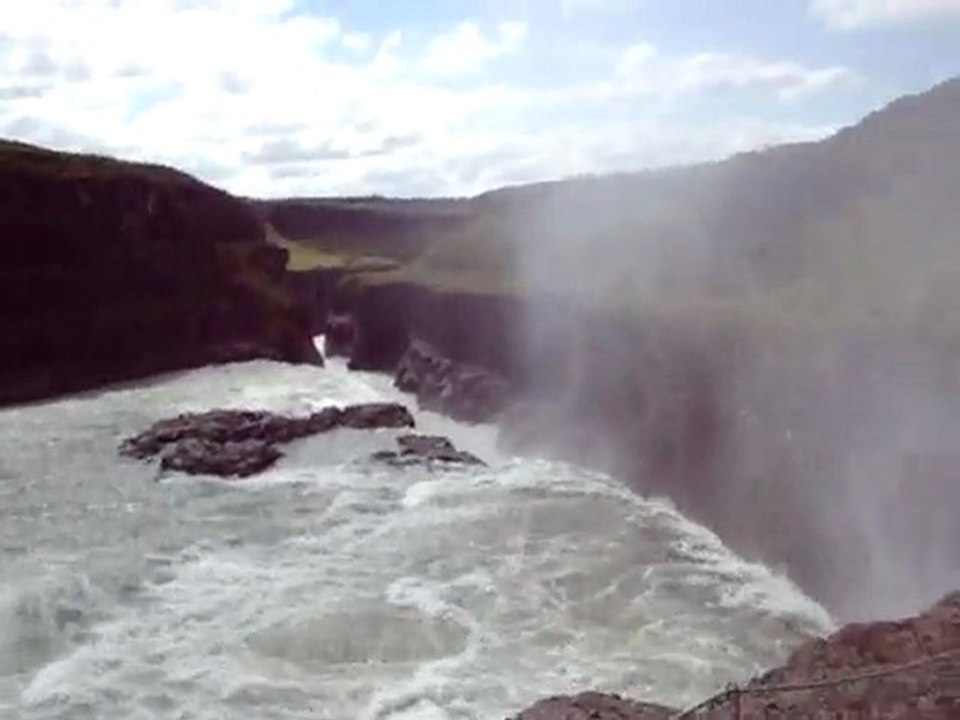 Gullfoss en Islande - Iceland Gullfoss