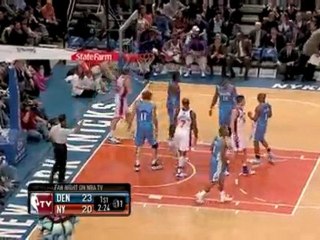 Chris Andersen and Nene provide a little back-to-back blocka