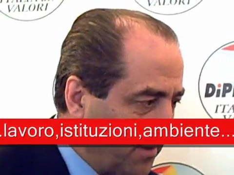 Matera: Italia dei Valori con Di Pietro 24-03-2010