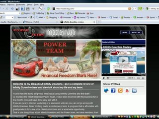 Infinity Downline paymant proof