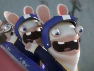 Les lapins cretins font du Bobsleigh