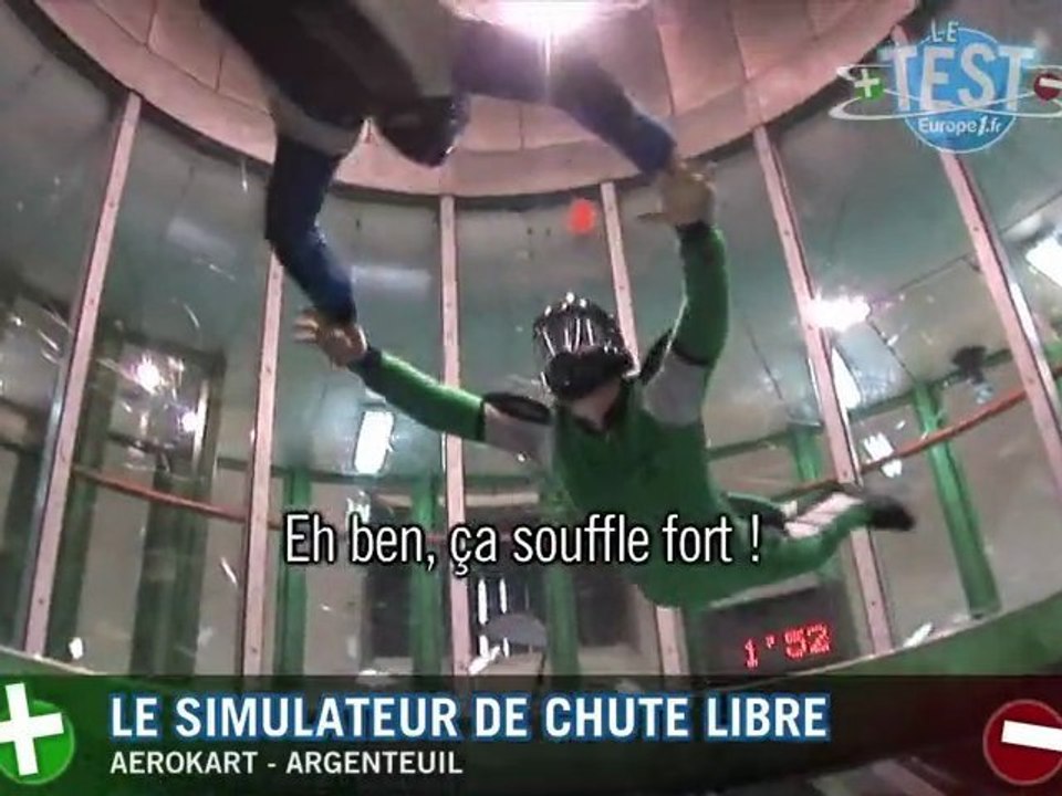 Le Test : Simulateur de Chute Libre