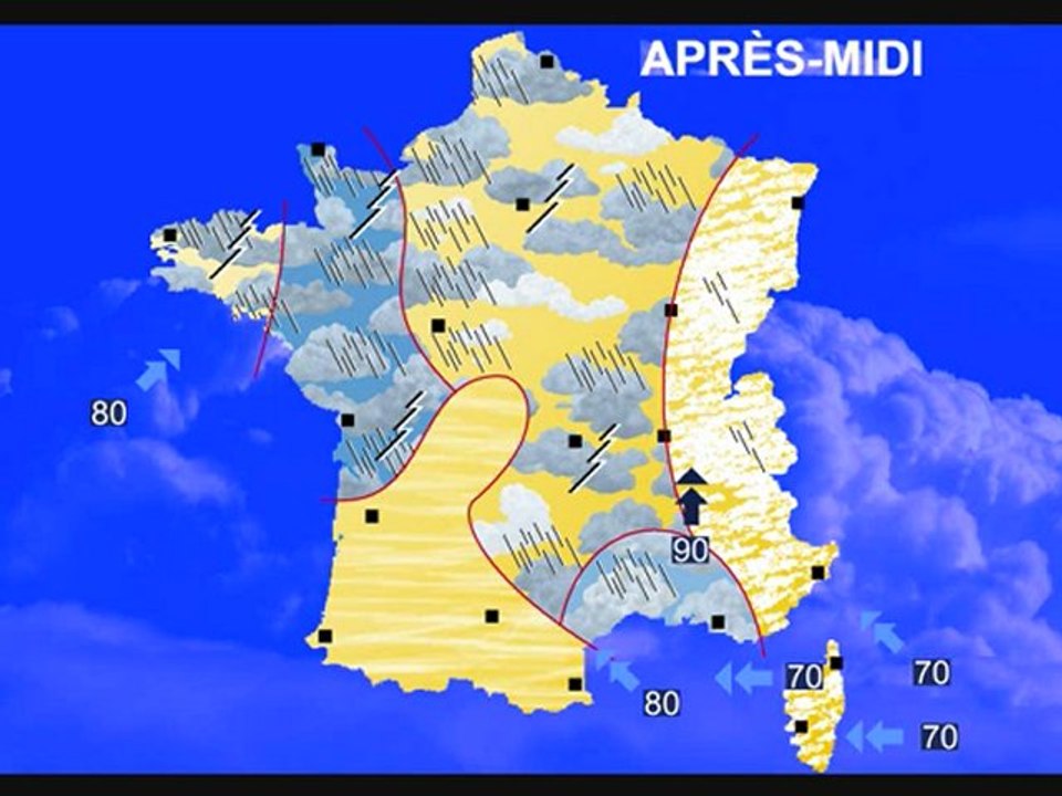Météo 25 mars 2010