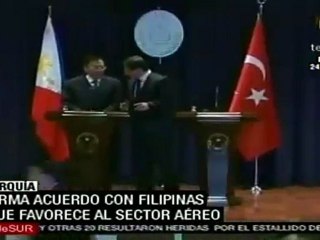 Filipinas y Turquía firman convenio para sector aéreo