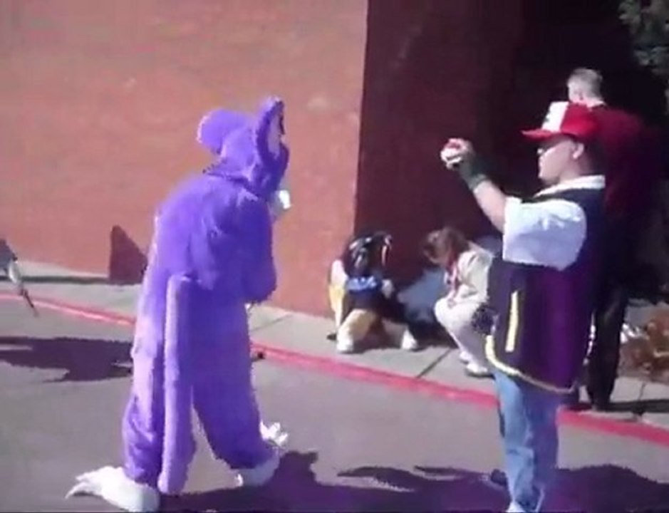 Combat Pokemon en vrai