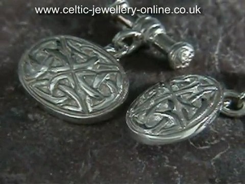 Celtic Cufflinks - Sterling Silver DWA257