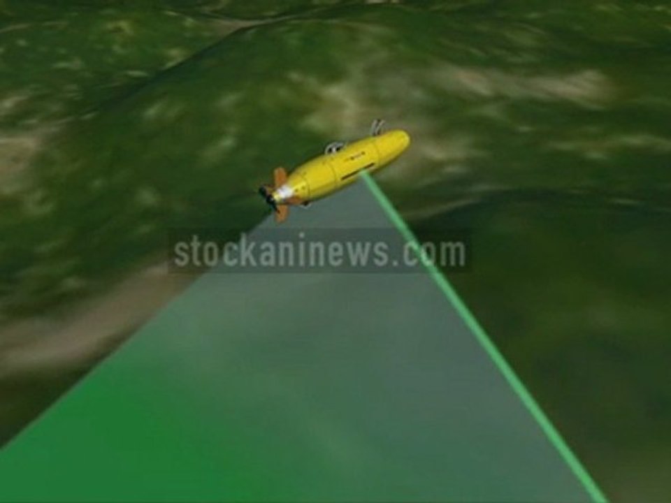 Remus side scan sonar AUV AF 447 search